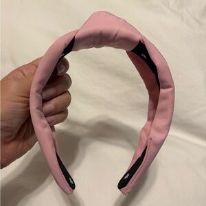 Lele sadoughi nylon flamingo pink headband